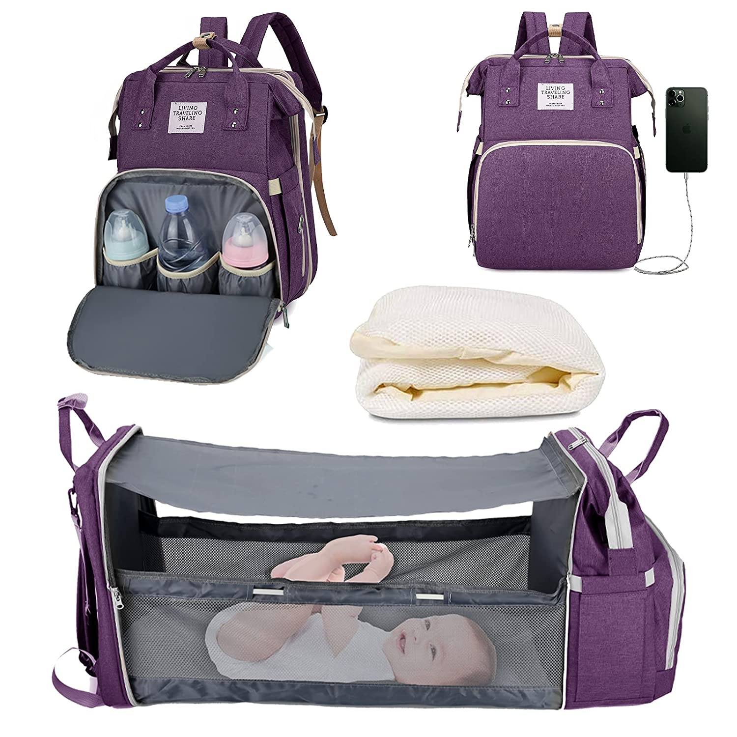 Sac à langer portatif | Berceau de voyage BabyNappy™ - Câlin Maternel