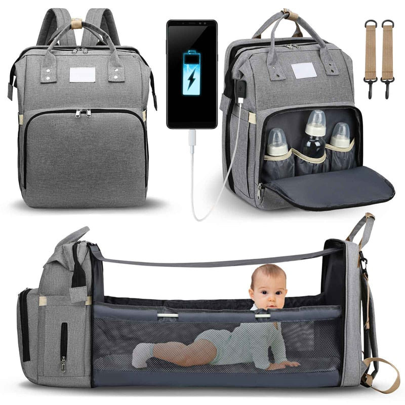 Sac à langer portatif | Berceau de voyage BabyNappy™ - Câlin Maternel